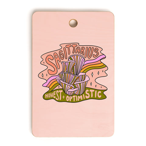 Doodle By Meg Sagittarius Mushroom Cutting Board Rectangle