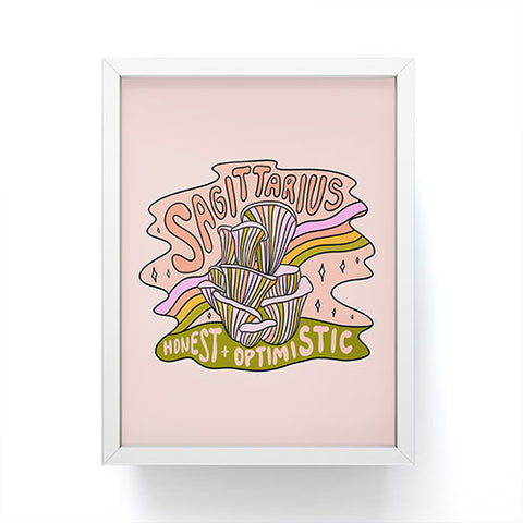 Doodle By Meg Sagittarius Mushroom Framed Mini Art Print