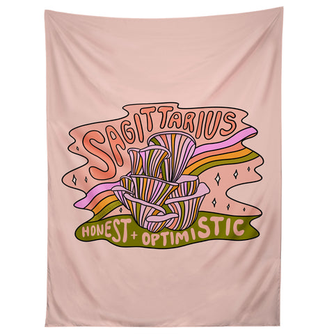 Doodle By Meg Sagittarius Mushroom Tapestry