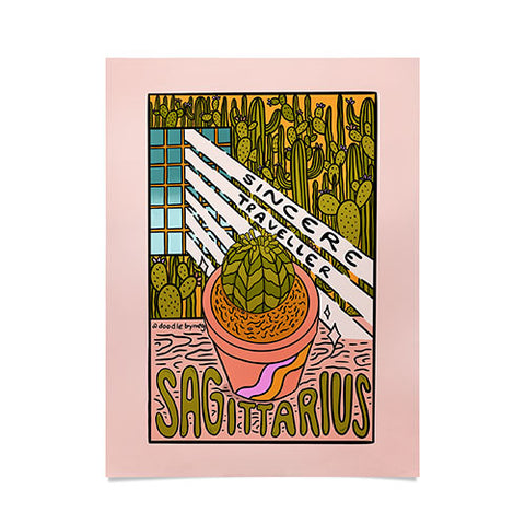 Doodle By Meg Sagittarius Plant Poster