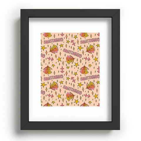 Doodle By Meg Sagittarius Print Recessed Framing Rectangle