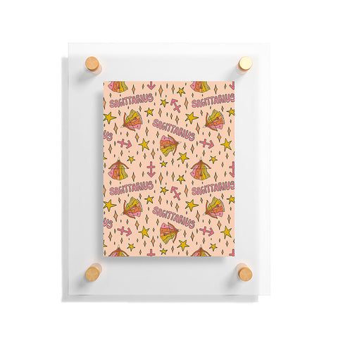 Doodle By Meg Sagittarius Print Floating Acrylic Print