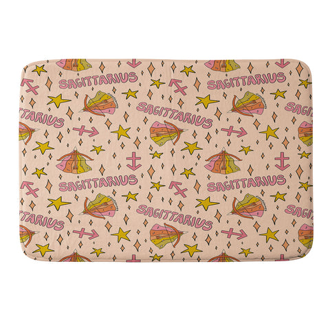 Doodle By Meg Sagittarius Print Memory Foam Bath Mat