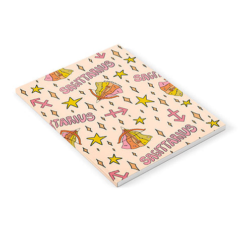 Doodle By Meg Sagittarius Print Notebook