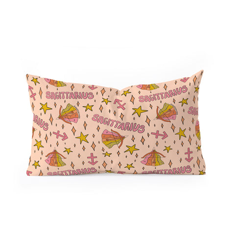 Doodle By Meg Sagittarius Print Oblong Throw Pillow