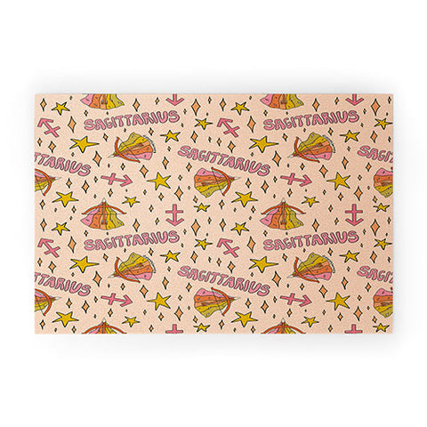 Doodle By Meg Sagittarius Print Welcome Mat