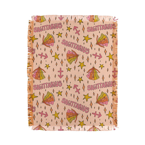 Doodle By Meg Sagittarius Print Throw Blanket