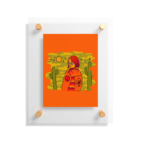 Doodle By Meg Scorpio Babe Floating Acrylic Print