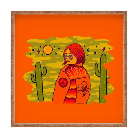 Doodle By Meg Scorpio Babe Square Tray