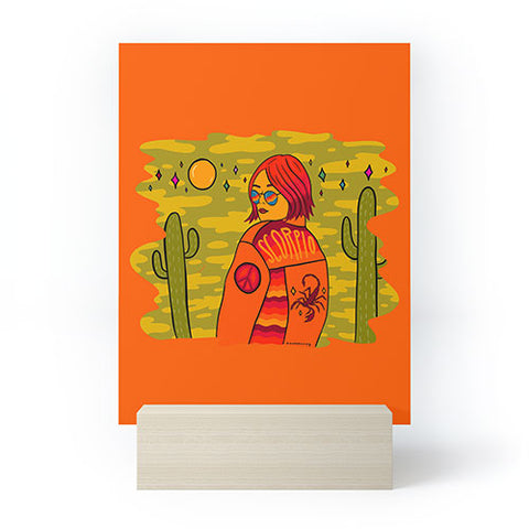 Doodle By Meg Scorpio Babe Mini Art Print