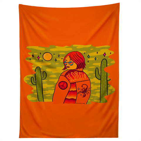 Doodle By Meg Scorpio Babe Tapestry