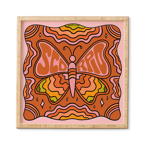 Doodle By Meg Scorpio Butterfly Framed Wall Art