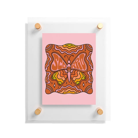 Doodle By Meg Scorpio Butterfly Floating Acrylic Print