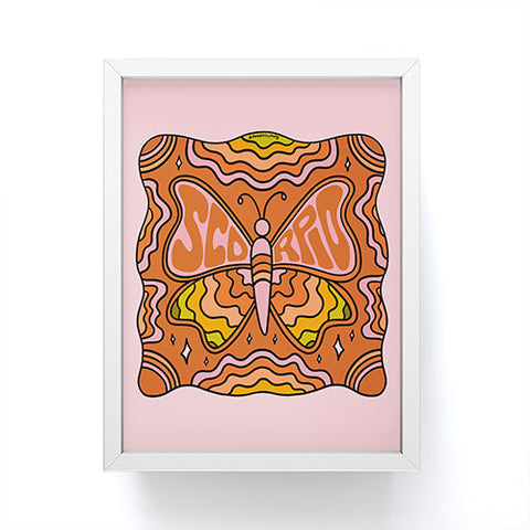 Doodle By Meg Scorpio Butterfly Framed Mini Art Print