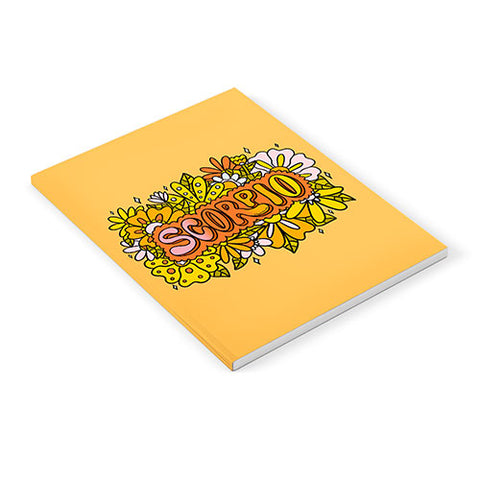 Doodle By Meg Scorpio Flowers Notebook