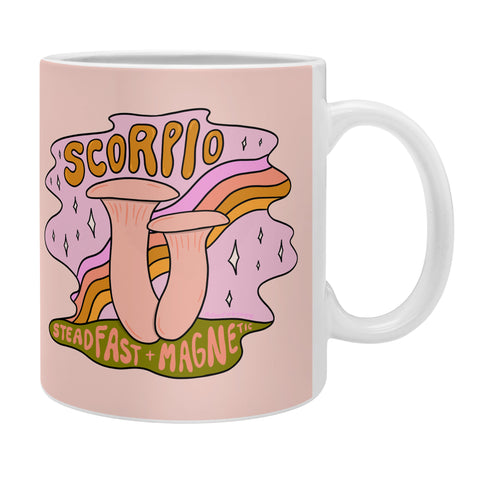 Doodle By Meg Scorpio Mushroom Coffee Mug
