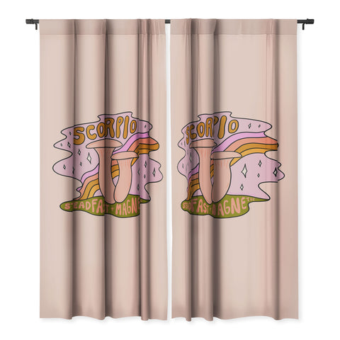 Doodle By Meg Scorpio Mushroom Blackout Non Repeat