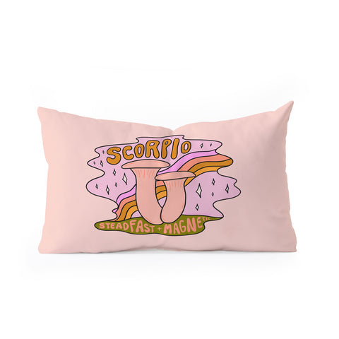 Doodle By Meg Scorpio Mushroom Oblong Throw Pillow