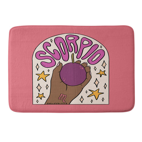 Doodle By Meg Scorpio Passion Fruit Memory Foam Bath Mat