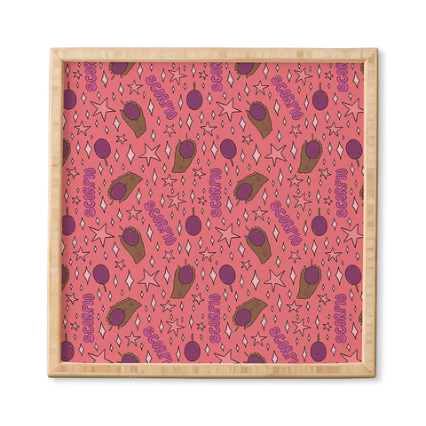 Doodle By Meg Scorpio Passion Fruit Print Framed Wall Art