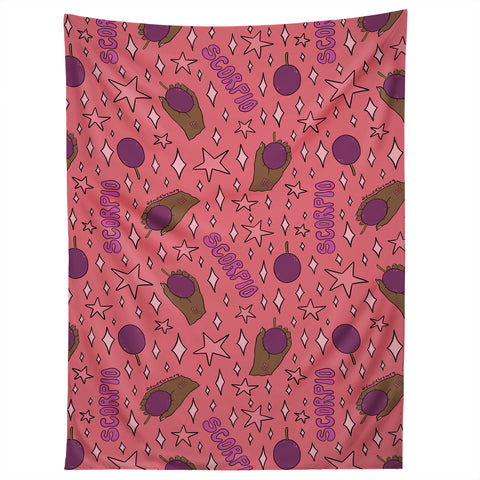 Doodle By Meg Scorpio Passion Fruit Print Tapestry