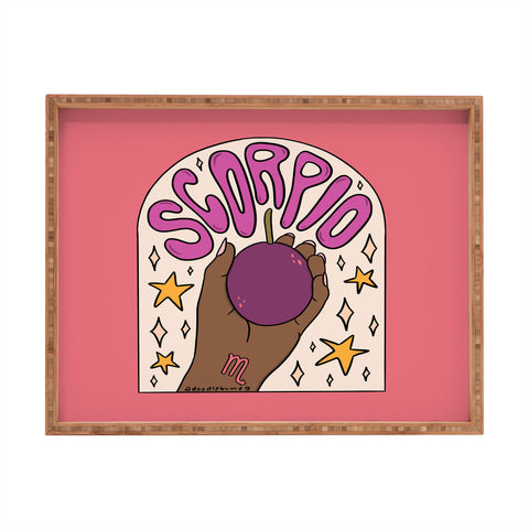 Doodle By Meg Scorpio Passion Fruit Rectangular Tray