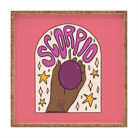 Doodle By Meg Scorpio Passion Fruit Square Tray