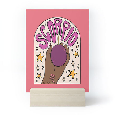 Doodle By Meg Scorpio Passion Fruit Mini Art Print