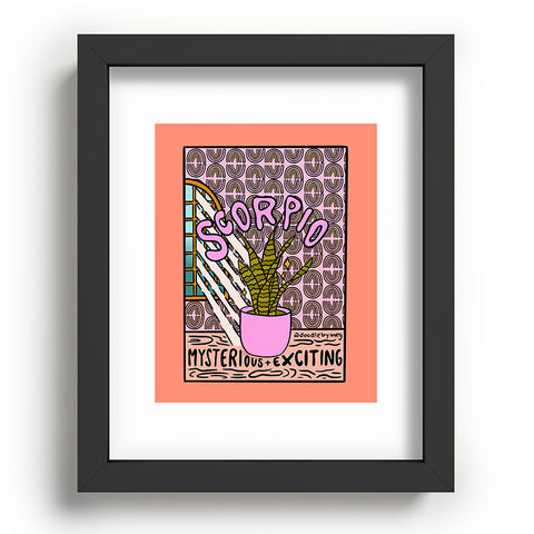 Doodle By Meg Scorpio Plant Recessed Framing Rectangle