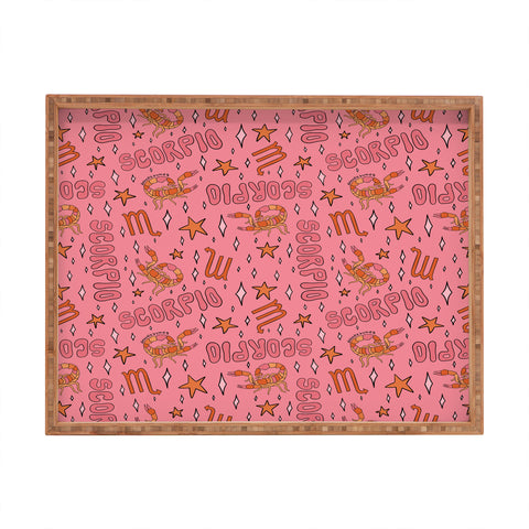 Doodle By Meg Scorpio Print Rectangular Tray