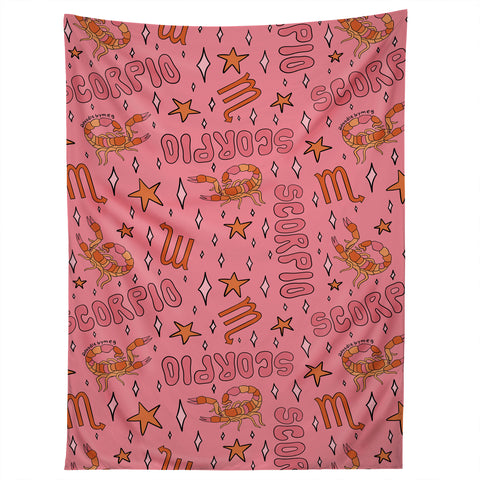 Doodle By Meg Scorpio Print Tapestry