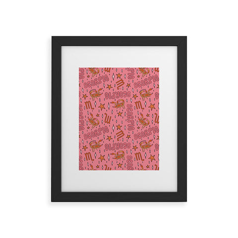 Doodle By Meg Scorpio Print Framed Art Print