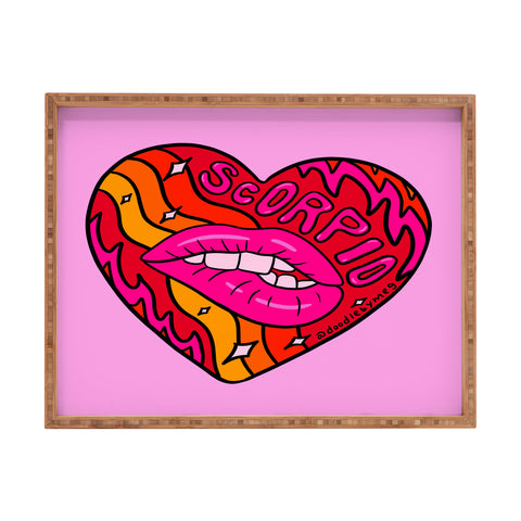 Doodle By Meg Scorpio Valentine Rectangular Tray