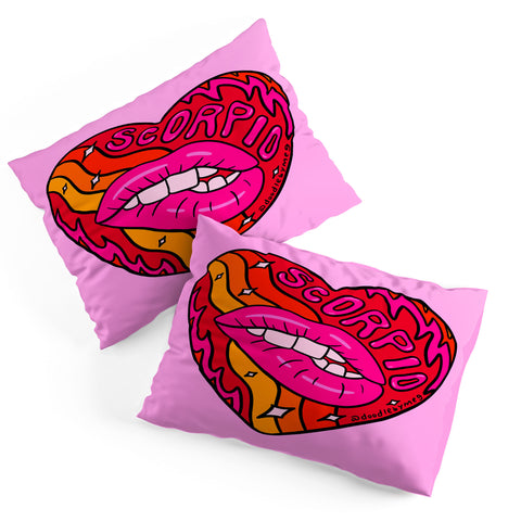 Doodle By Meg Scorpio Valentine Pillow Shams