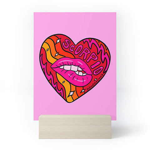 Doodle By Meg Scorpio Valentine Mini Art Print