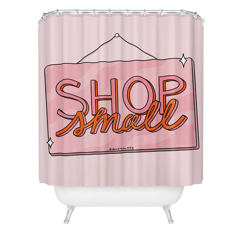 Doodle By Meg Shop Small Shower Curtain