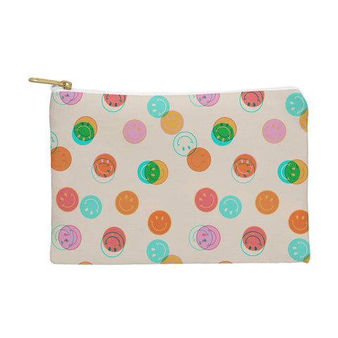 Doodle By Meg Smiley Face Stamp Print Pouch