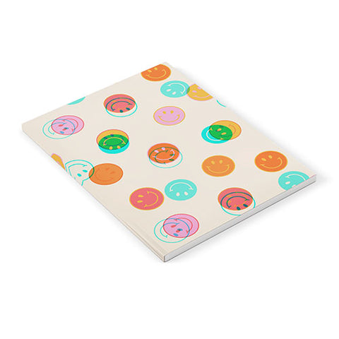 Doodle By Meg Smiley Face Stamp Print Notebook