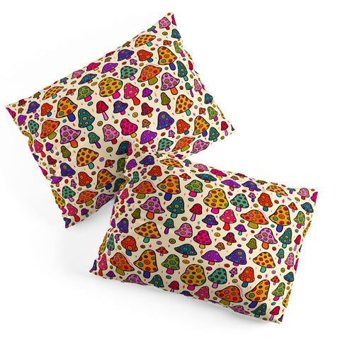 Doodle By Meg Smiley Mushroom in Cream Pillow Shams
