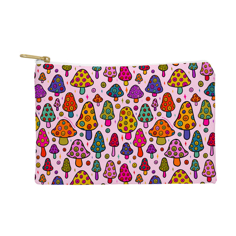 Doodle By Meg Smiley Mushroom in Pink Pouch