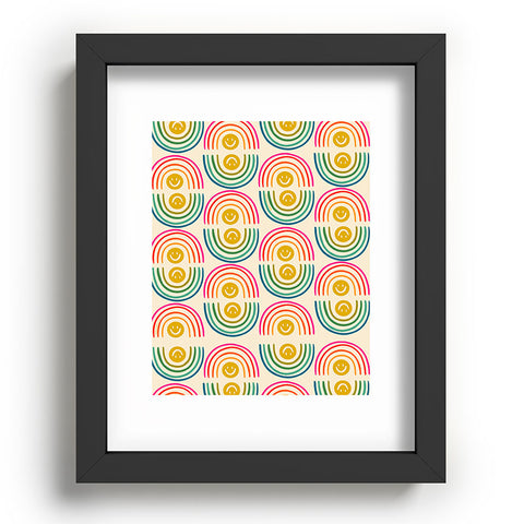 Doodle By Meg Smiley Rainbow Print Recessed Framing Rectangle