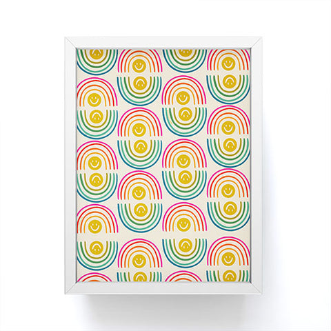 Doodle By Meg Smiley Rainbow Print Framed Mini Art Print