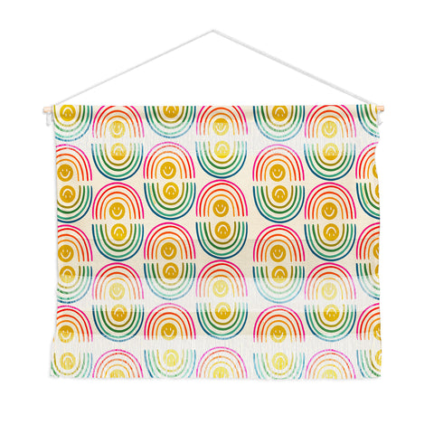 Doodle By Meg Smiley Rainbow Print Wall Hanging Landscape