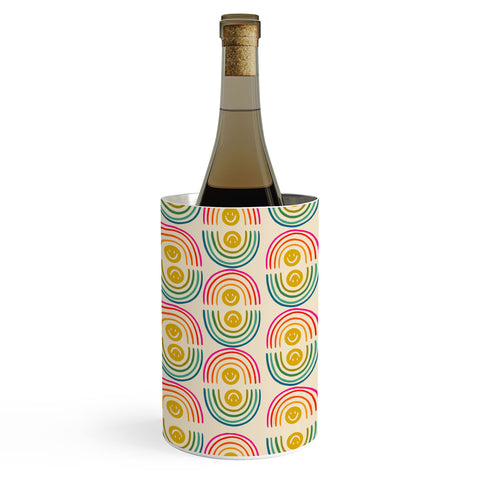 Doodle By Meg Smiley Rainbow Print Wine Chiller