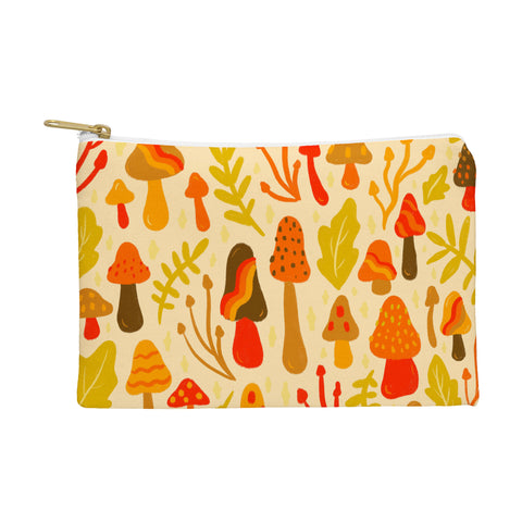 Doodle By Meg Spring Mushroom Print Pouch