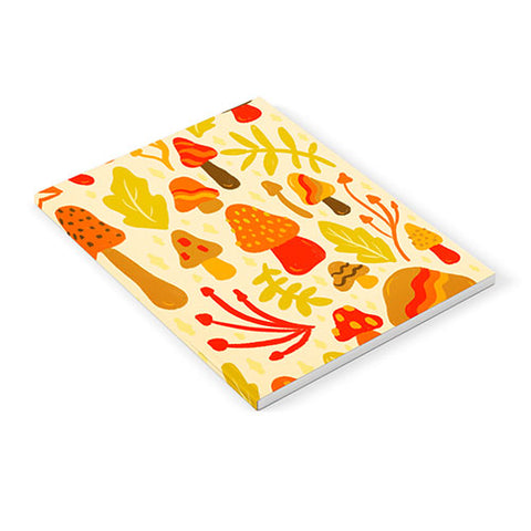 Doodle By Meg Spring Mushroom Print Notebook