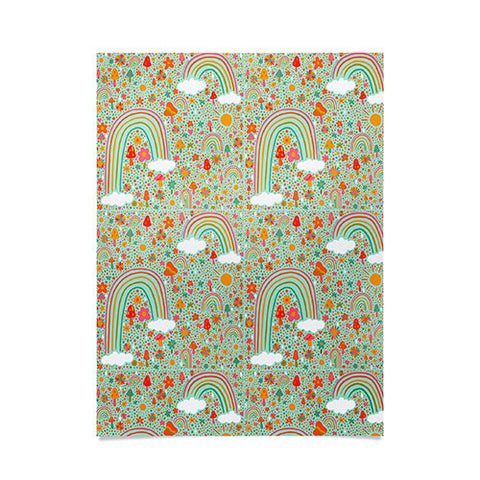 Doodle By Meg Spring Rainbow Print Poster