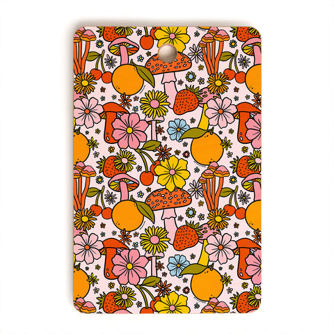 Doodle By Meg Summertime Print Cutting Board Rectangle