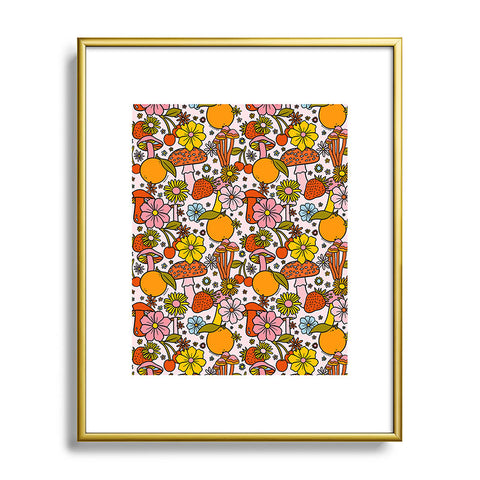 Doodle By Meg Summertime Print Metal Framed Art Print