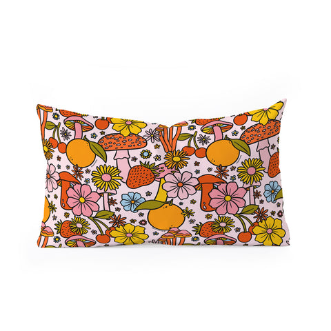 Doodle By Meg Summertime Print Oblong Throw Pillow